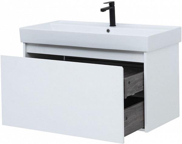 Тумба под раковину Aquanet Nova Lite 90 белый (1 ящик) 00242257