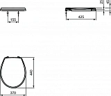 Крышка-сиденье Ideal Standard Ecco W302601