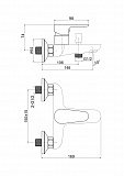 Смеситель CERSANIA для ванны Cersanit 63031