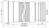 Гофра для унитаза McAlpine MRWC-F20R