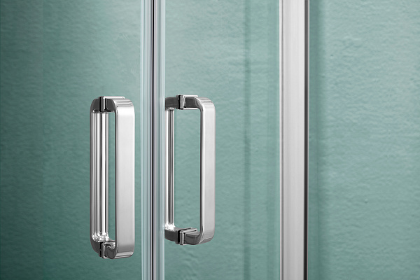 AQ NAA 2142-90 Душевой уголок 1/4 круга Aquatek, двери развижные 900x900x2000, профиль хром . стекло прозрачное