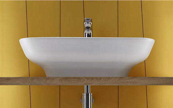 Подвесная раковина для установки на мебель Jacob Delafon Struktura 60х48 см EGD111-Z-00