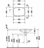 Раковина Duravit D-Code 0338560000