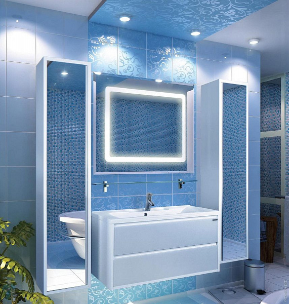 Зеркало Акватон Римини 100x80 1A136902RN010 с подсветкой