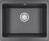 Мойка кухонная Granula квадратная кварц 5551, ГРАФИТ