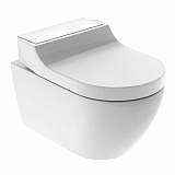 Унитаз-биде подвесной Geberit AquaClean Tuma Comfort 146.294.SI.1 безободковый панель белое стекло