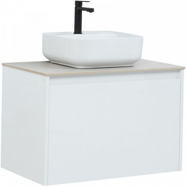 Тумба под раковину Aquanet Nova Lite 75 белый (1 ящик) 00242275