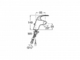 Смеситель Roca M2 для биде 5A6168C00