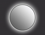 Зеркало Cersanit ECLIPSE smart 80x80 в черной рамке