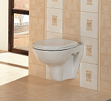 Подвесной унитаз Cersanit Parva New Clean On S-MZ-PARVA-COn-DL-w с сиденьем дюропласт с микролифтом