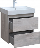 Тумба под раковину Aquanet Nova Lite 60 дуб белый (2 ящика) 00287874