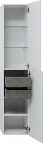 Шкаф-пенал для ванной Aquanet Nova 35 белый 00242261