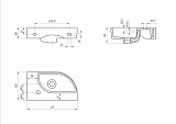 Раковина Cersanit Cameo 45 см S-UM-CAM45/1-w