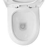 Унитаз-компакт Azario Mist 385х610х800 напольный, безободковый, с быстросъемным сиденьем микролифт (AZ-45)