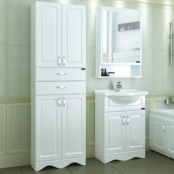 Шкаф - пенал Верона 60 напольный Санта 700134