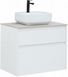 Тумба под раковину Aquanet Nova Lite 75 белый (2 ящика) 00242272