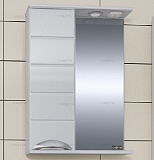 Зеркальный шкаф Родос 50 левый Санта 106013