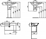 Раковина Ideal Standard Connect Space E136601