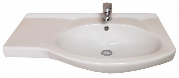 Мебельная раковина Коралл 83 левое крыло