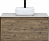 Тумба под раковину Aquanet Nova Lite 100 дуб рустикальный (1 ящик) 00249520
