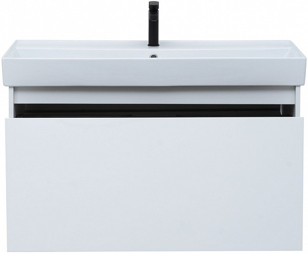 Тумба под раковину Aquanet Nova Lite 100 белый (1 ящик) 00242580