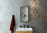 Зеркало-шкаф Континент"Mirror Box black Led" 350х650 правый