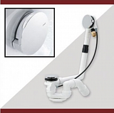 Слив-перелив для ванны Riho Viega Multiplex Trio механический с наполнением 100 см 208876