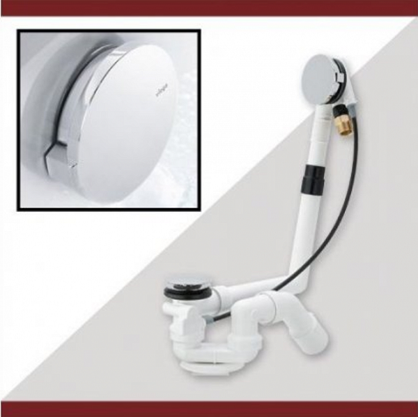 Слив-перелив для ванны Riho Viega Multiplex Trio механический с наполнением 100 см 208876