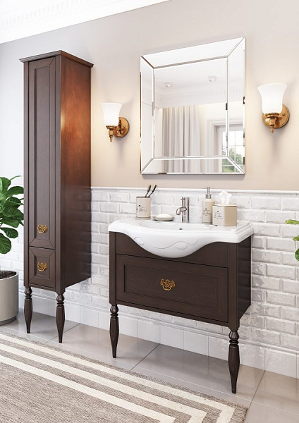 Шкаф - колонна Roca America Evolution L R дуб тёмный шоколад ZRU9302948