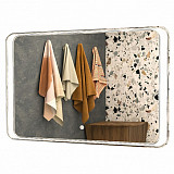 Зеркало AZARIO Luigi 1000х800 влагостойкое с подсветкой и гравировкой (CS00071917)