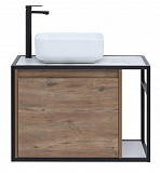 Тумба под раковину Aquanet Nova Lite Loft 75 L дуб рустикальный 00261658