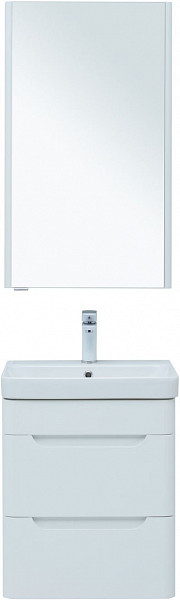 Мебель для ванной Aquanet София 50 белый глянец (2 ящика) 00274191