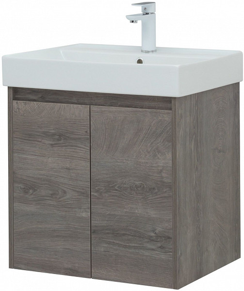 Тумба под раковину Aquanet Nova Lite 60 дуб рошелье (2 дверцы) 00298848