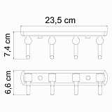 Кронштейн настенный Wasserkraft Oder K-3074