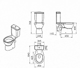 Унитаз-компакт напольный Jacob Delafon July E24541RU-00