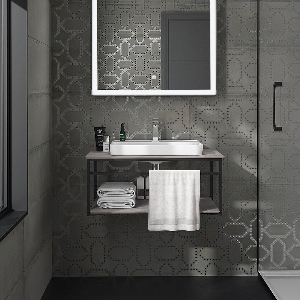 Тумба под раковину Kerama Marazzi Plaza Next 80 см PL.N.80.02\BLK.M