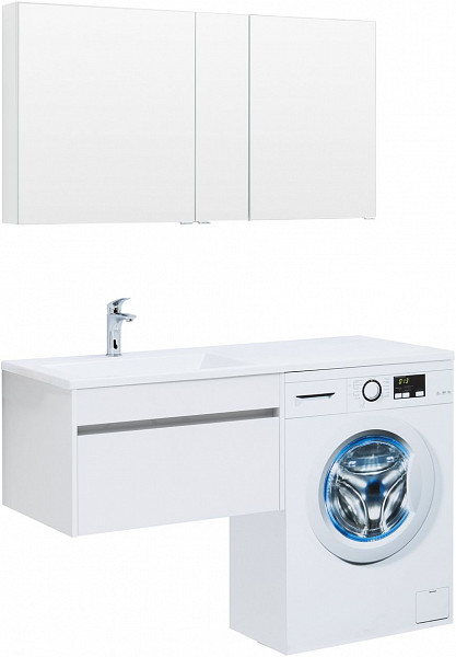 Тумба под раковину Aquanet Токио 68 белый (подвесная, 1 ящик) 00236917