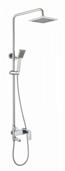 Душевая колонна со смесителем для ванны Bravat Real F6333367CP-A-RUS