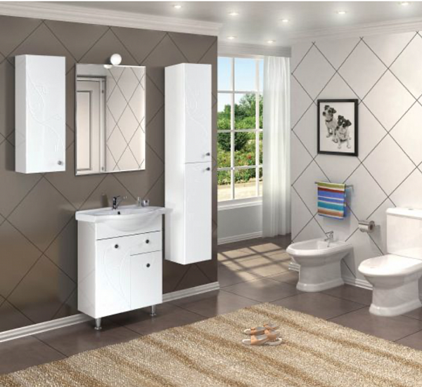 Шкаф-пенал Акватон Лиана 30x164 1A163003LL01L левый