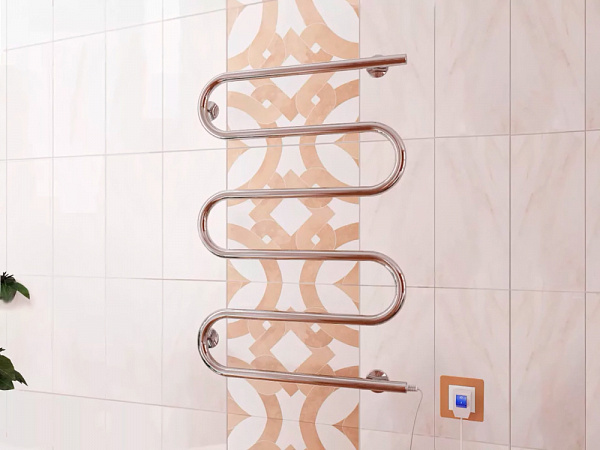 Полотенцесушитель электрический Terminus Ш-образный 600х800