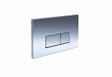 Клавиша смыва Aquatek хром глянцевый V (кнопка прямоугольная)