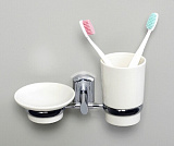 Держатель стакана и мыльницы Wasserkraft K-28126