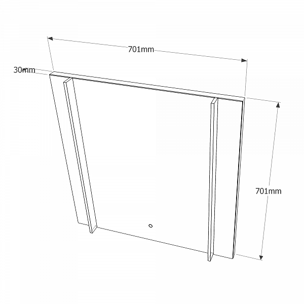 Зеркало VIGO Land Classic 70 см Land Classic 700