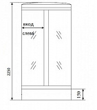 Душевая кабина Grossman GR227L 90x120 черная
