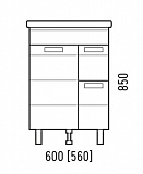 Тумба Corozo "Денвер 60 Z2", Сомо 60