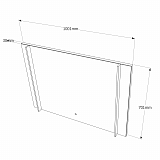 Зеркало VIGO Land Classic 100 см Land Classic 1000