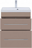 Тумба под раковину Aquanet Верона 60 капучино (2 ящика) 00304536