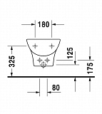 Биде подвесное Duravit Puravida 2247150000