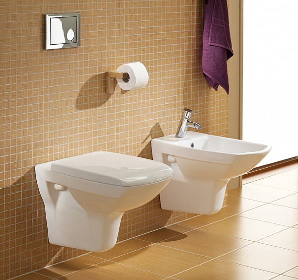 Унитаз подвесной Cersanit CARINA Clean On S-MZ-CARINA-XL-COn-S-DL-w с сиденьем
