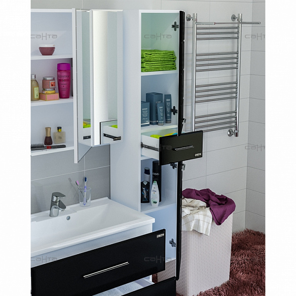 Колонна Омега 30 подвесная черная Санта 507006